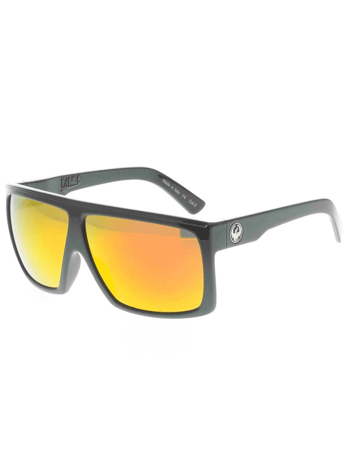 Dragon Sunglasses FAME Gloss Black w/ Red Iridium Lens *NEW*