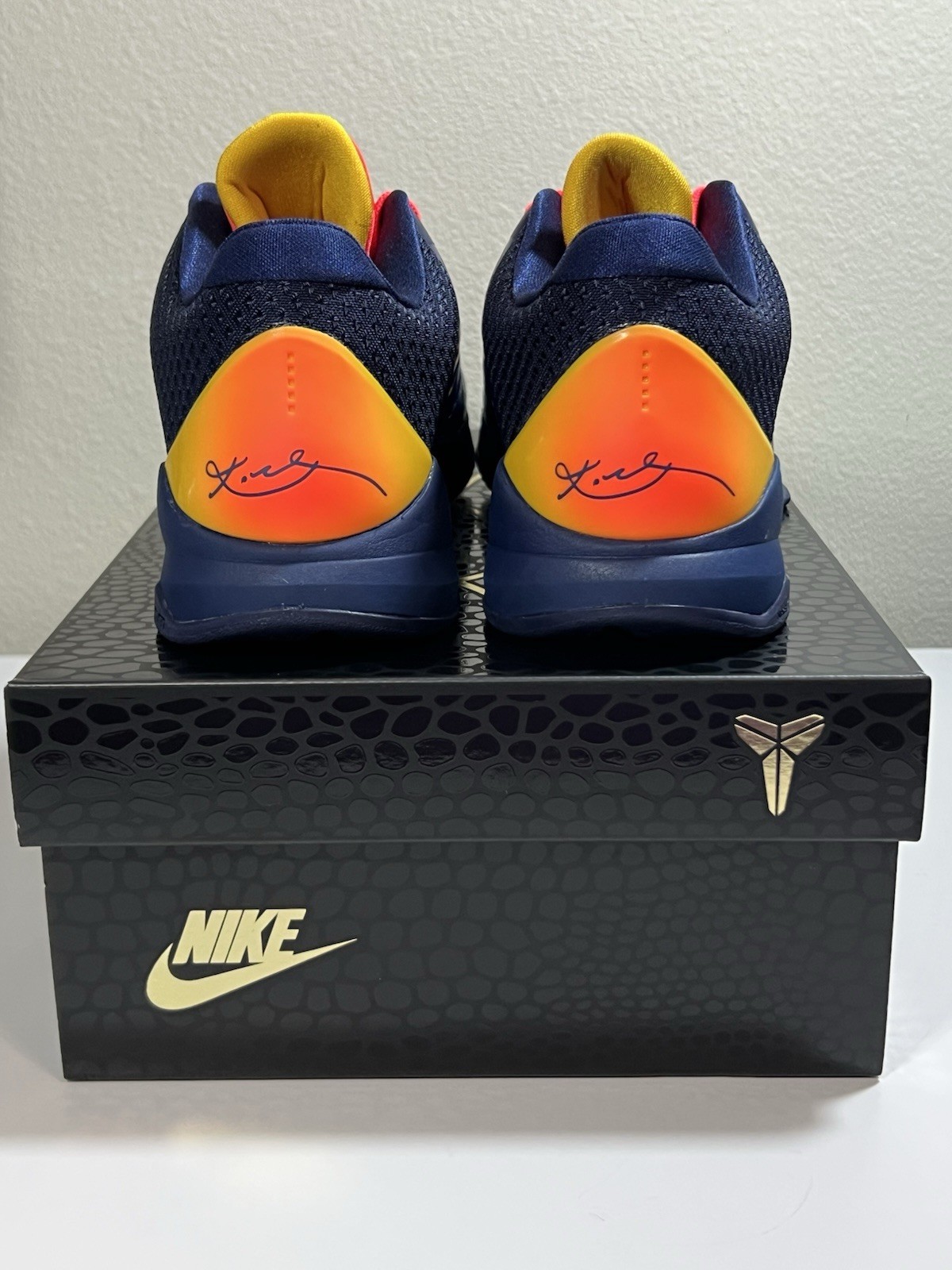 Caitlyn Clark x Zoom Kobe 5 Protro Indiana Fever Size 7.5 Mens Brand New DS