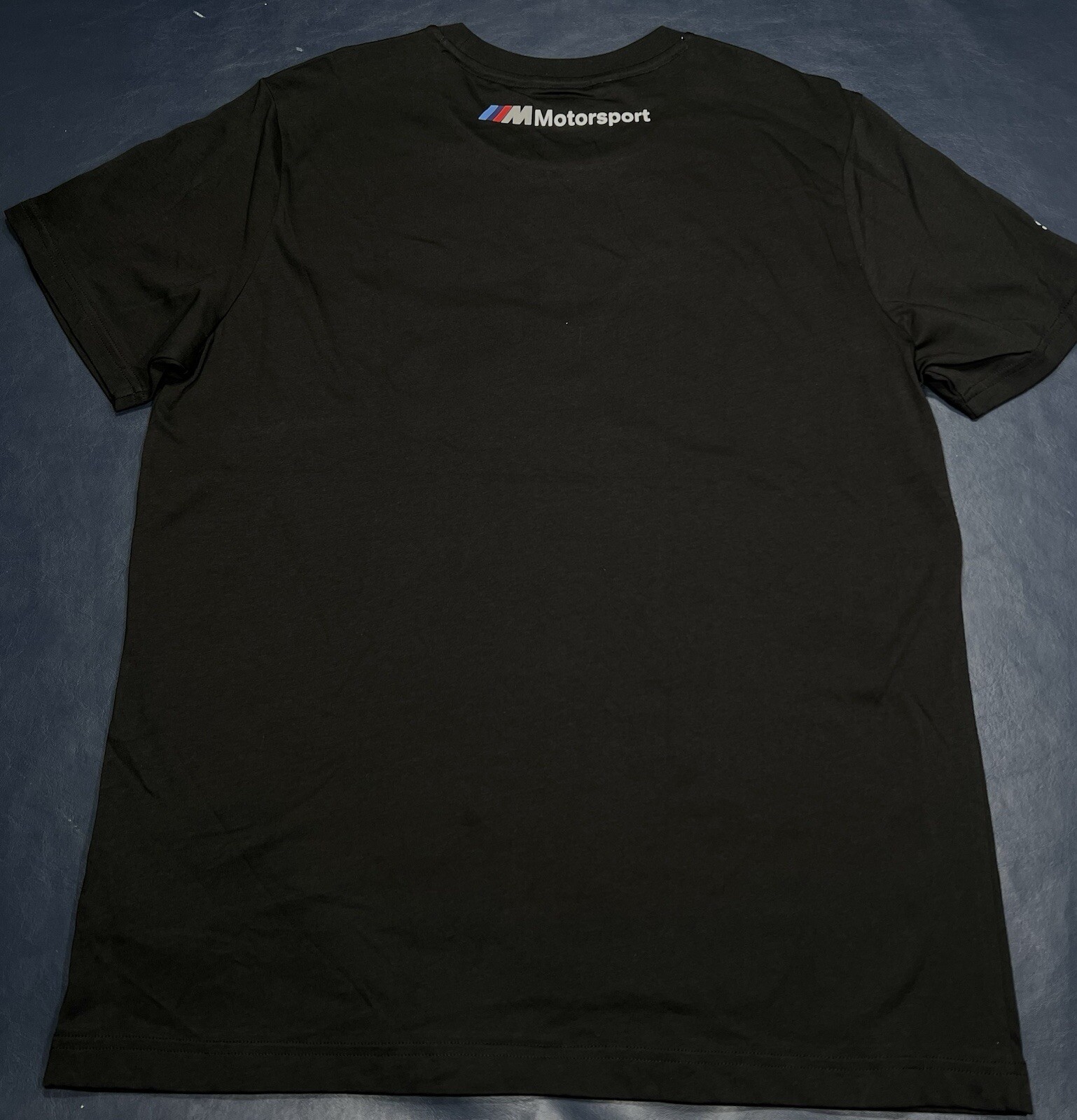 PUMA BMW MOTORSPORT MMS ESSENTIAL VERTICAL & BACK LOGO SHIRT MEN’S SIZE XL, NWT!