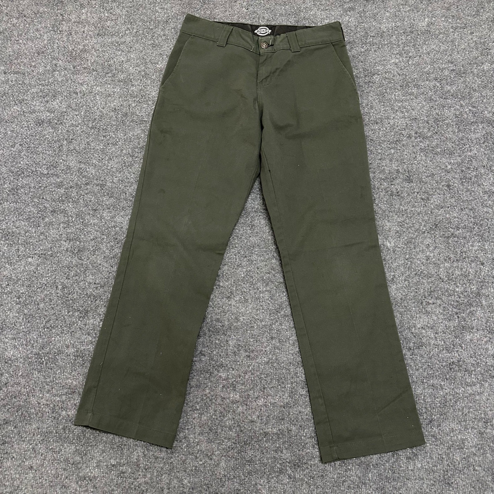 Dickies Pants Mens Size 30×30 Olive Green Skateboarding Slim Straight Chino Work