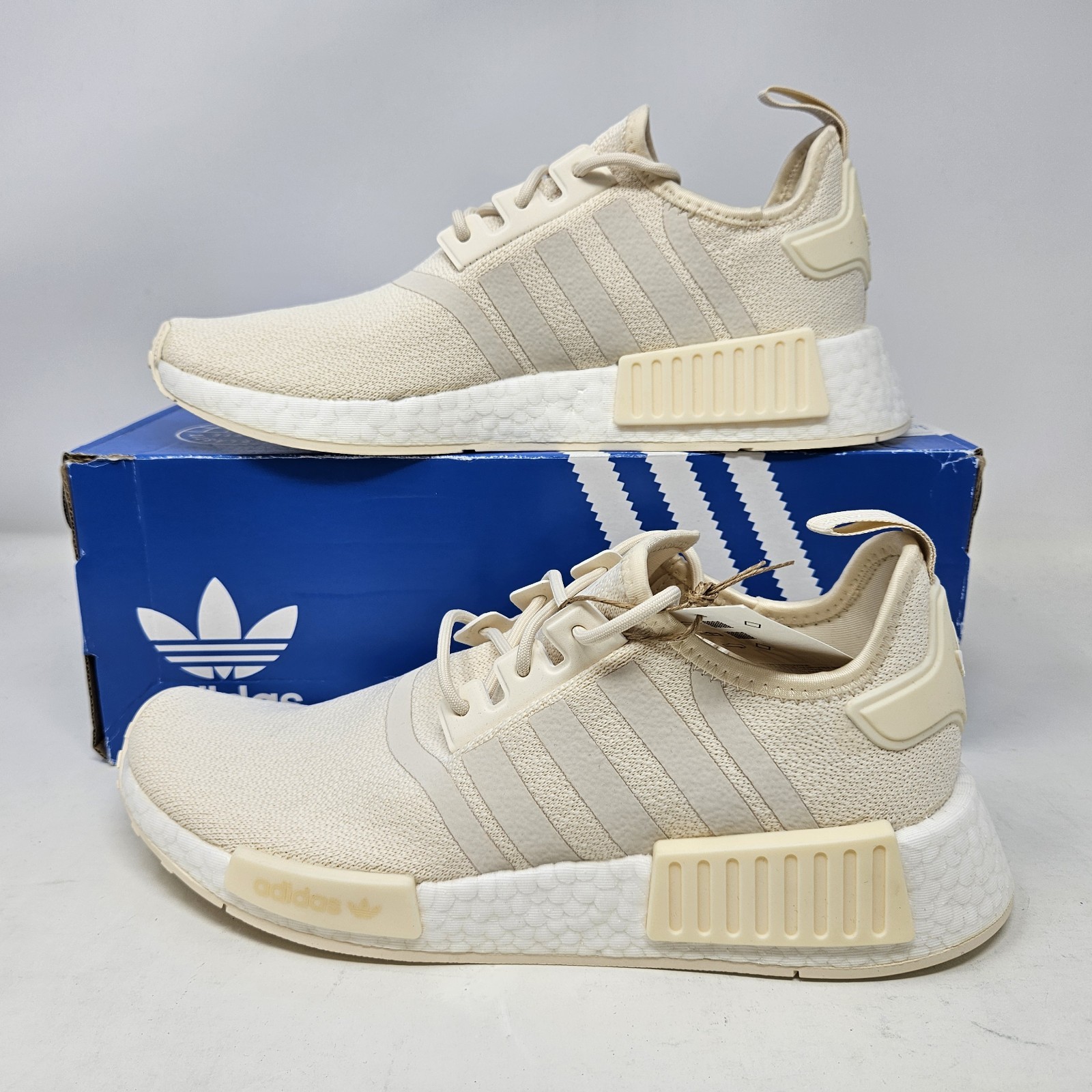 Adidas NMD R1 Boost ‘Wonder White – Off White’ Shoes / GX8383 / Women’s Size 8.5