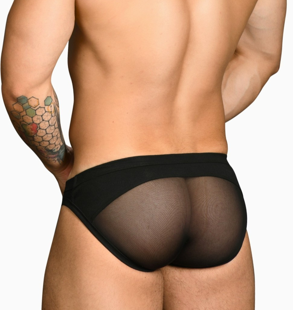 Andrew Christian Arch Brief: Black – 91018 – Medium, Large & X-Large