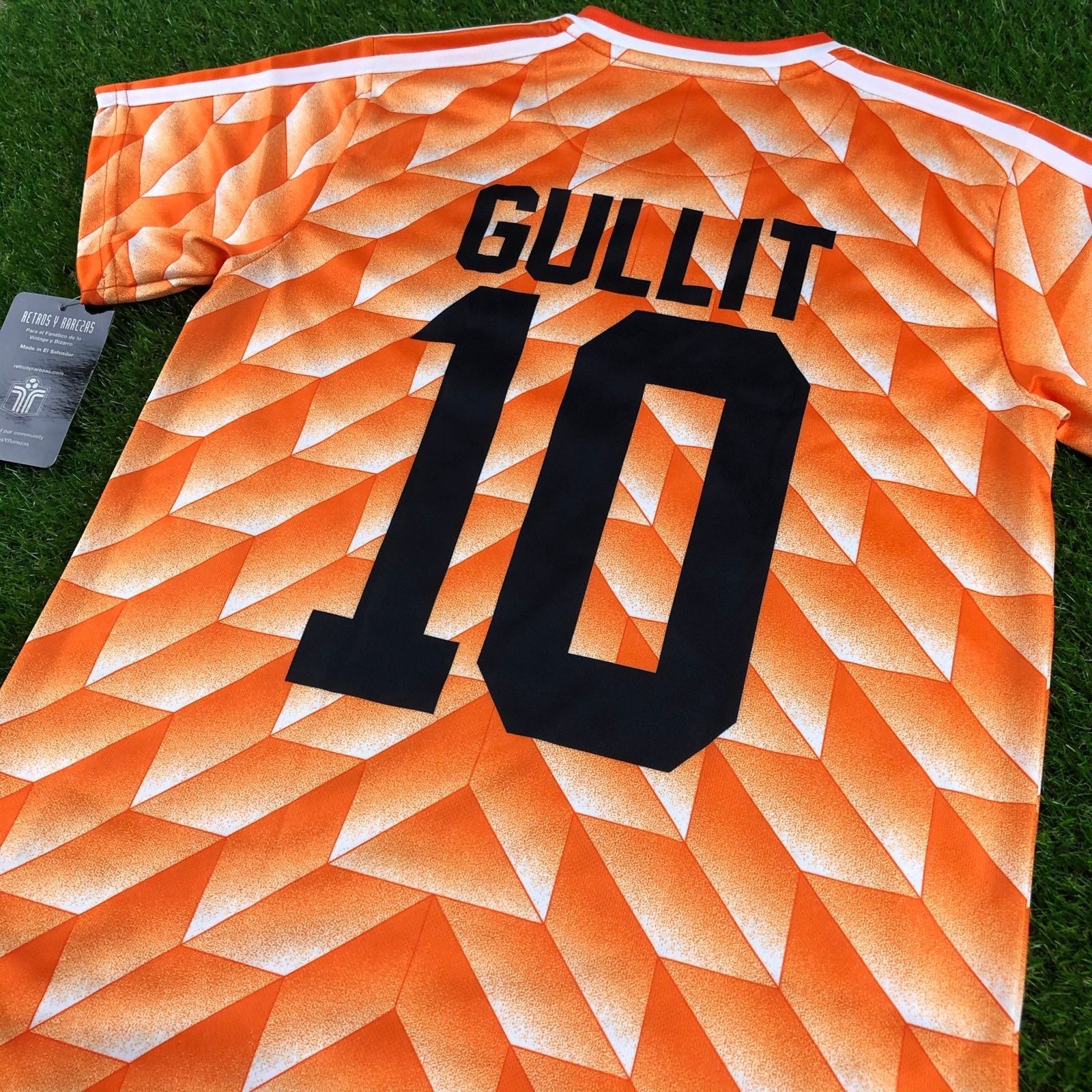 Classic Retro Netherlands Holland 1988 GULLIT 10 Football Shirt Jersey Size 2XL
