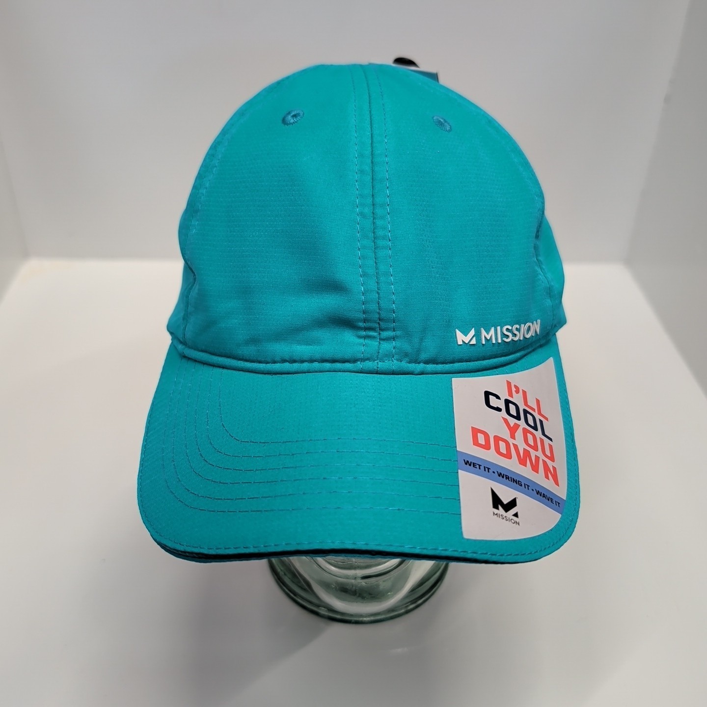 Mission Adult Cooling Performance Hat Bluebird Adjustable Cap NWT UPF 50