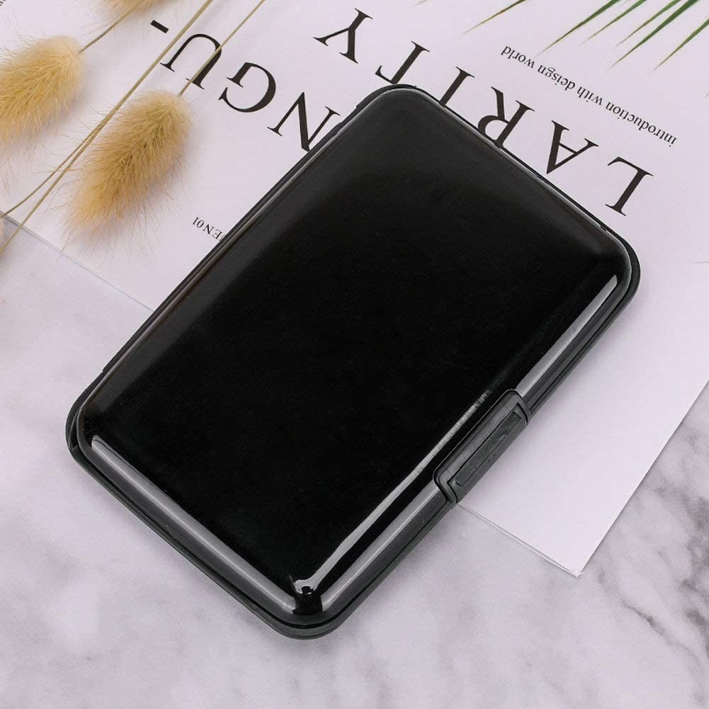 Metal RFID Blocking Wallet Credit Card Holder Case for Men & Women