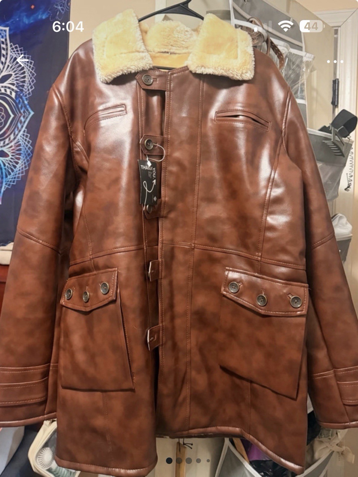 The Dark Knight Rises Tom Hardy Bane Shearling Distressed Leather Coat Jacket