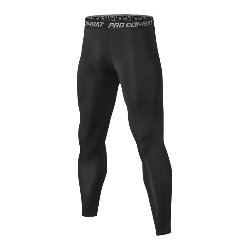 Man’s Workout Leggings Compression Base Layer Gym Sports Running Training Pants