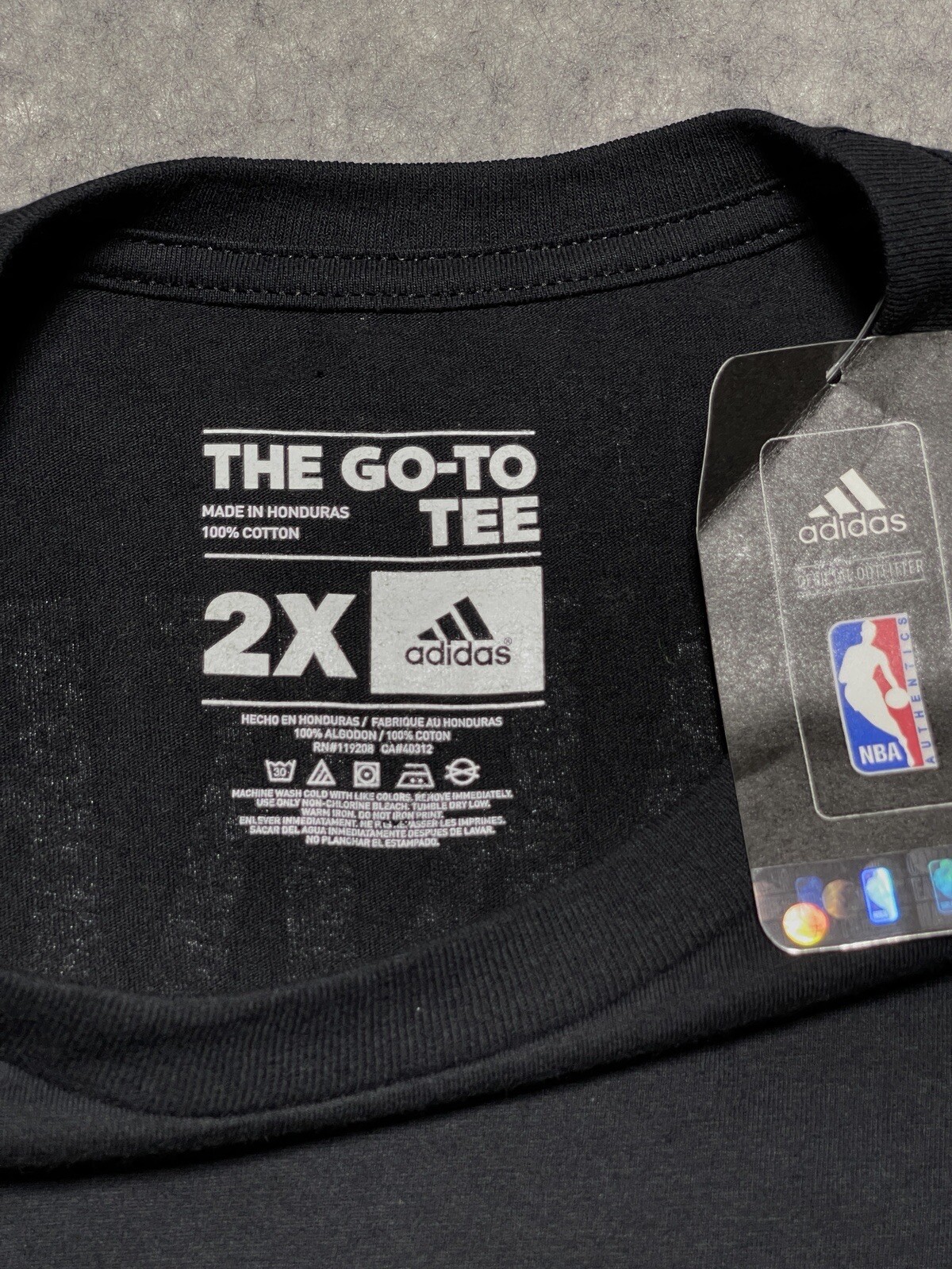 NEW Adidas Black 2XL #9 Tony Parker San Antonio Spurs NBA basketball Shirt Point