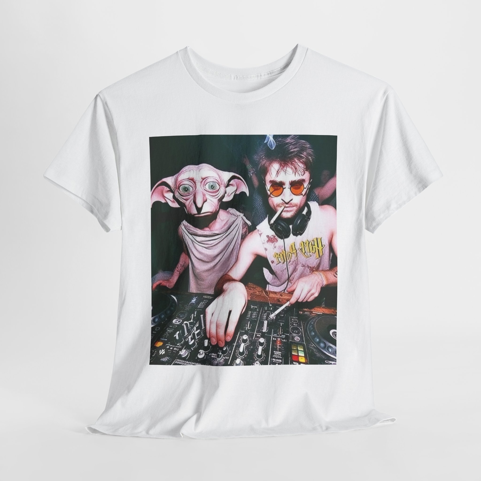 DJ Harry and Dobby T-Shirt, Music Lover Gift, Harry Potter Fan Shirt, Magic