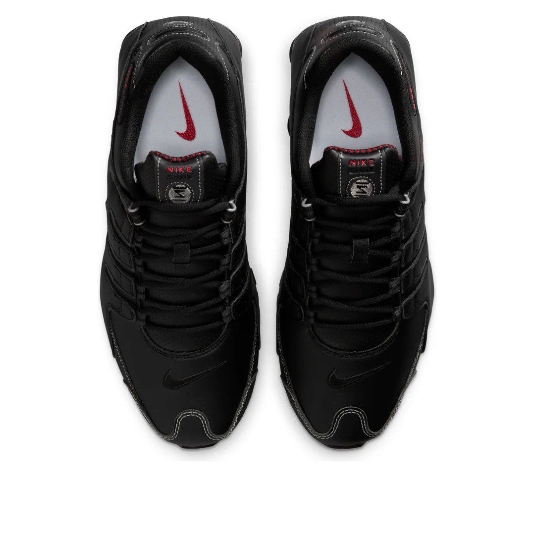 Nike Shox NZ Black White Varsity Red Running Sneakers 378341-017 Men’s Sizes