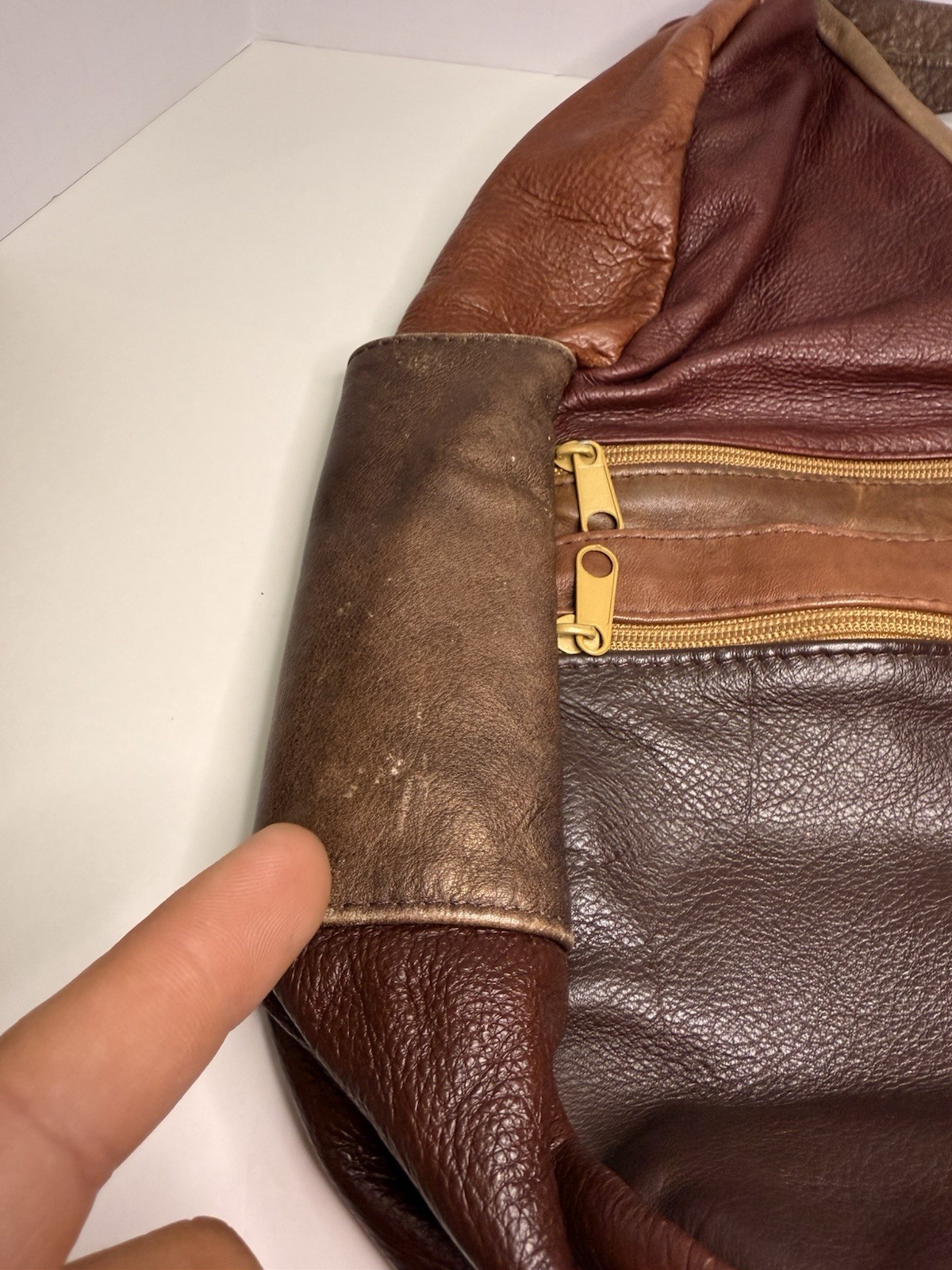 Vintage Genuine leather Healthy Back Bag Crossbody Sling Bag See Details