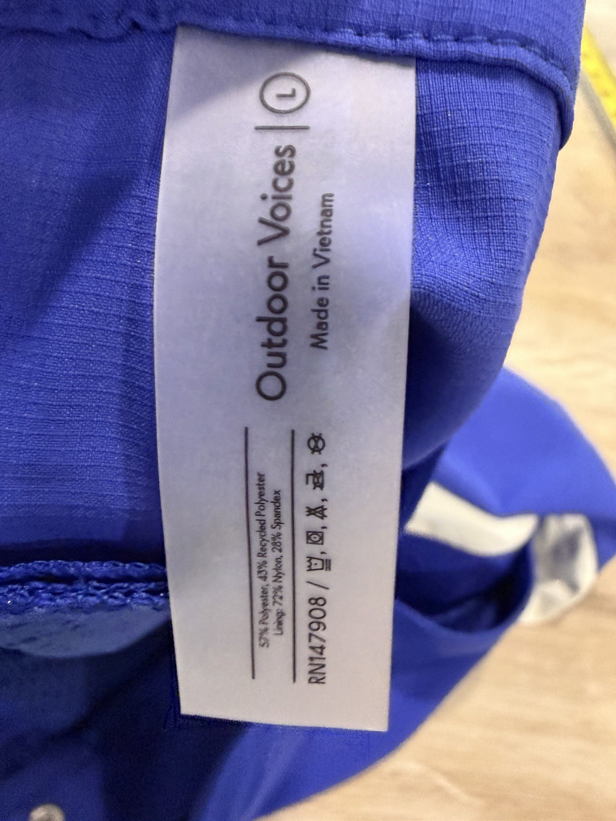 Outdoor Voices NEW SolarCool 6″ Boardshorts NWT Blue Stone