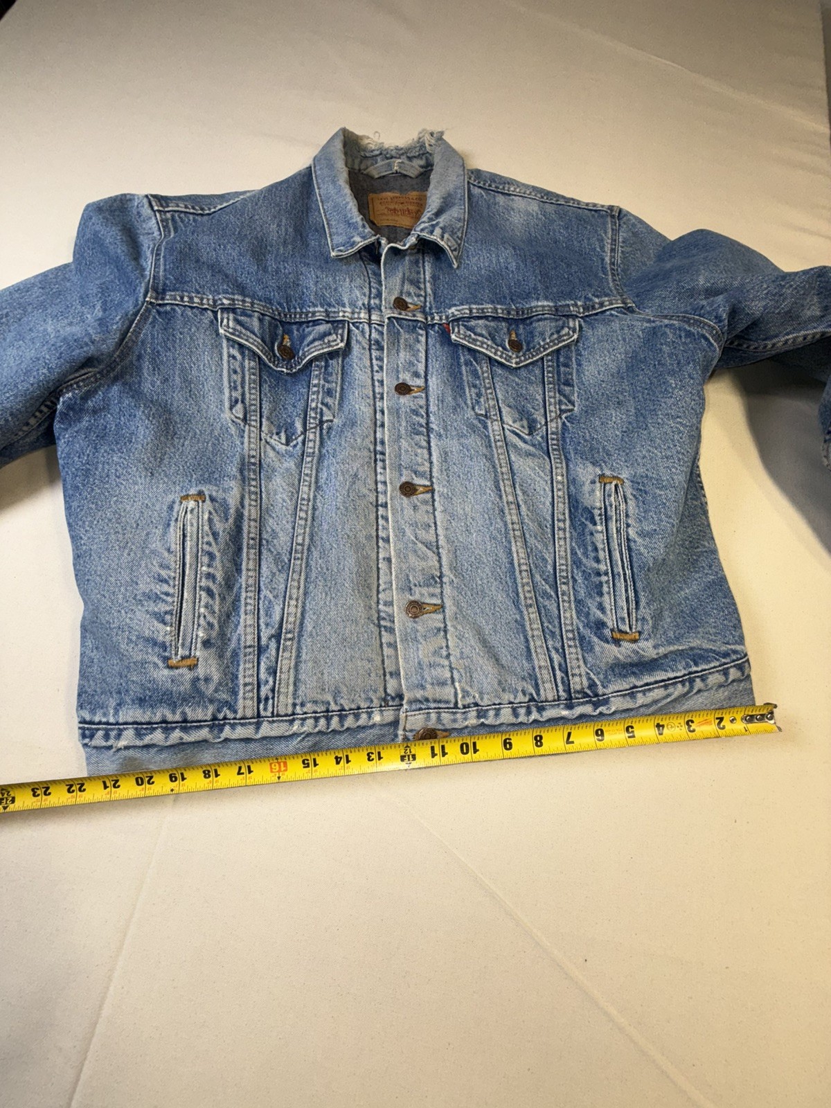 VTG 1980 Levis Type3 Trucker Jacket Mens sz 50 USA Made 70506 0316 blanket lined