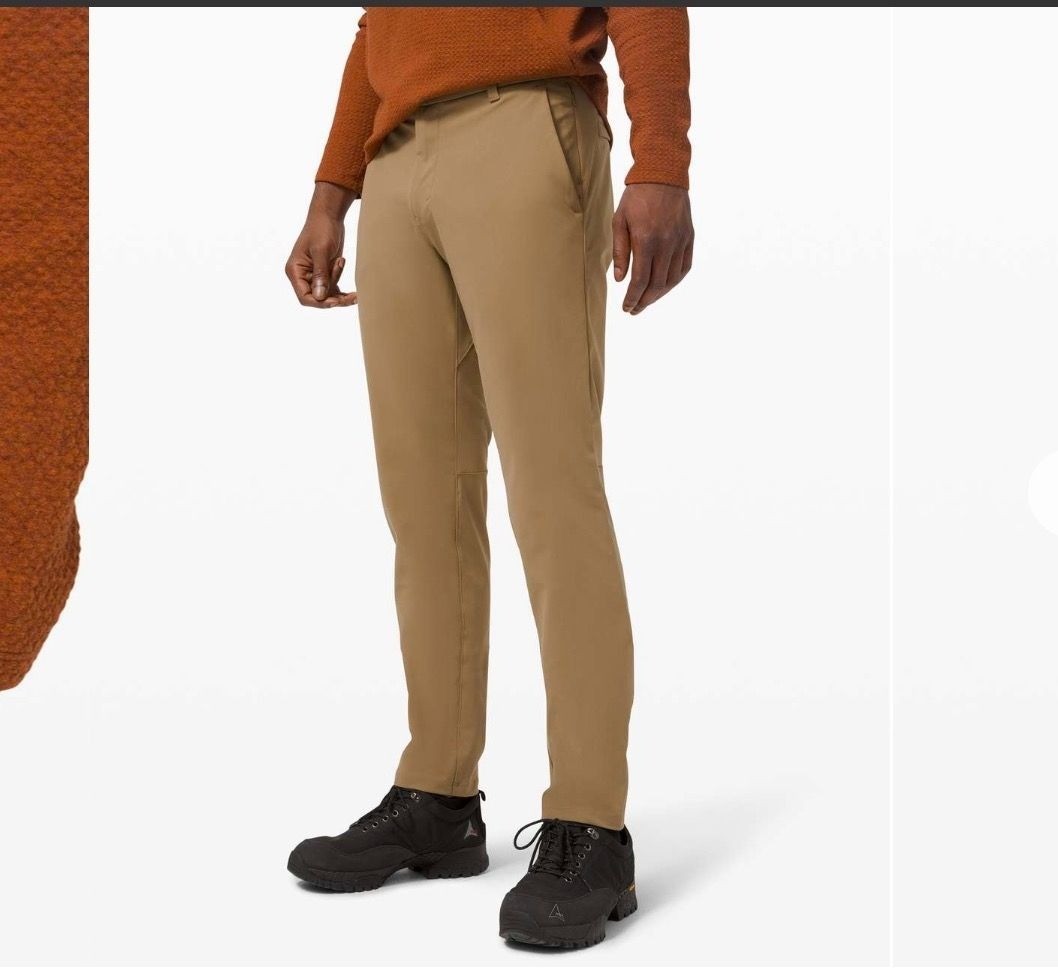 Lululemon Commission Pant Classic Warpstreme – Brown (Size 35) B197