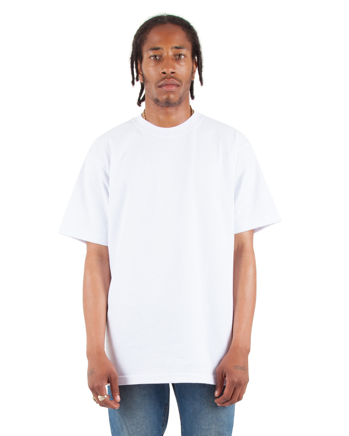 Shaka Wear Adult Max Heavyweight Stylish T Shirt Casual Plain T-Shirt – SHMHSS