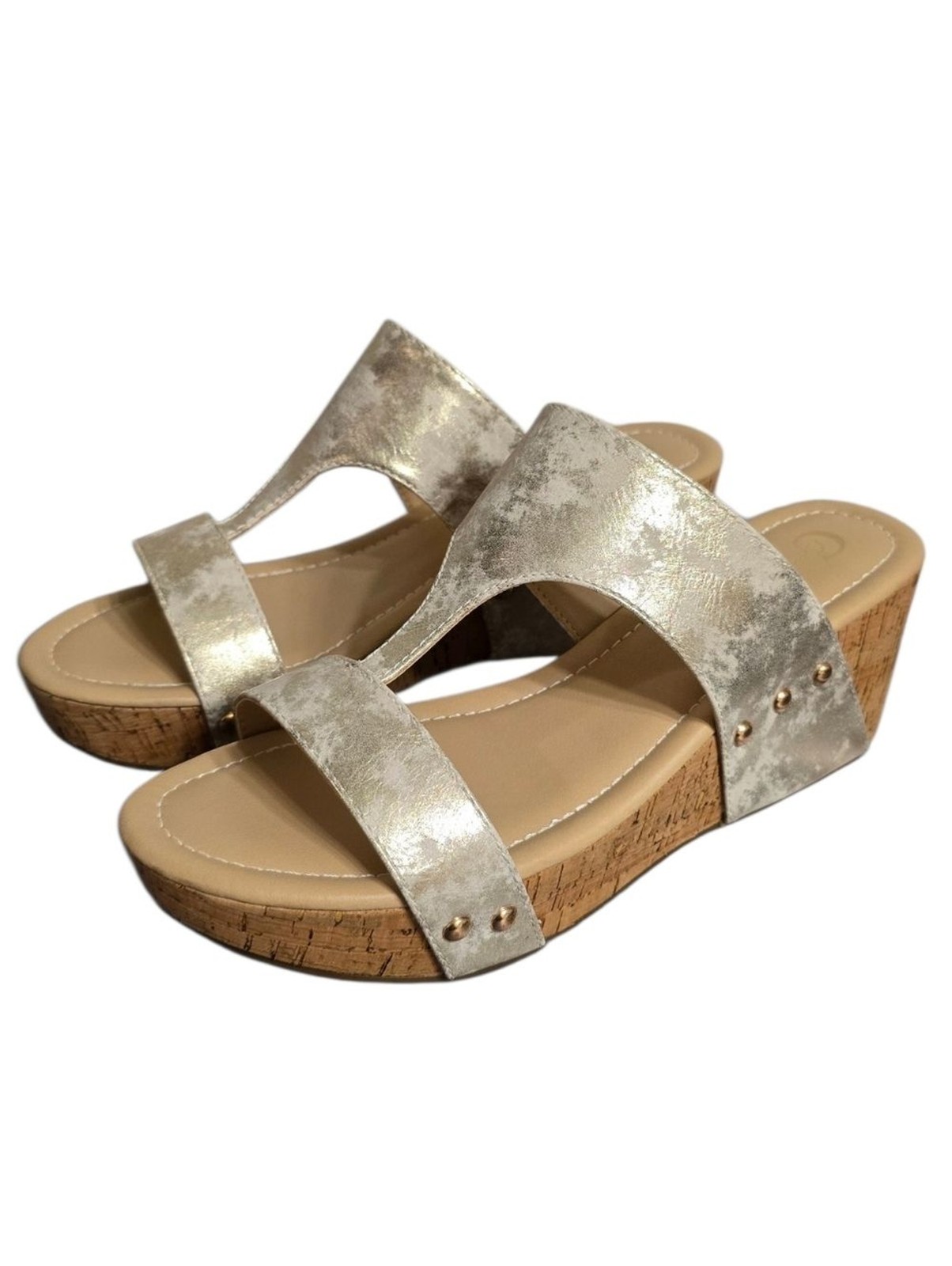 Comfort Est.1946 Wedge Slide Sandals – Women Size 9M
