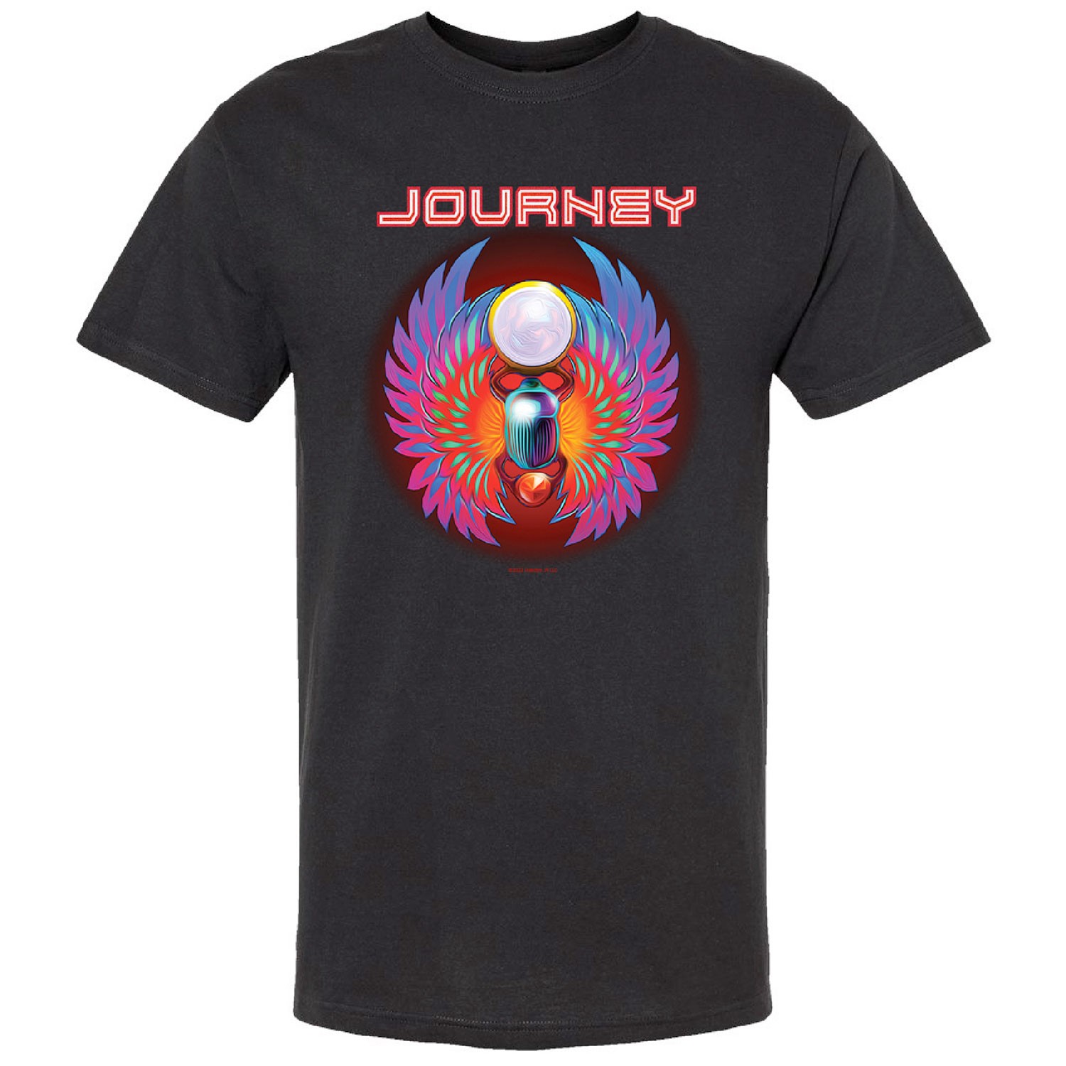 Men’s Journey Scarab & Wings T-shirt X-Large Black