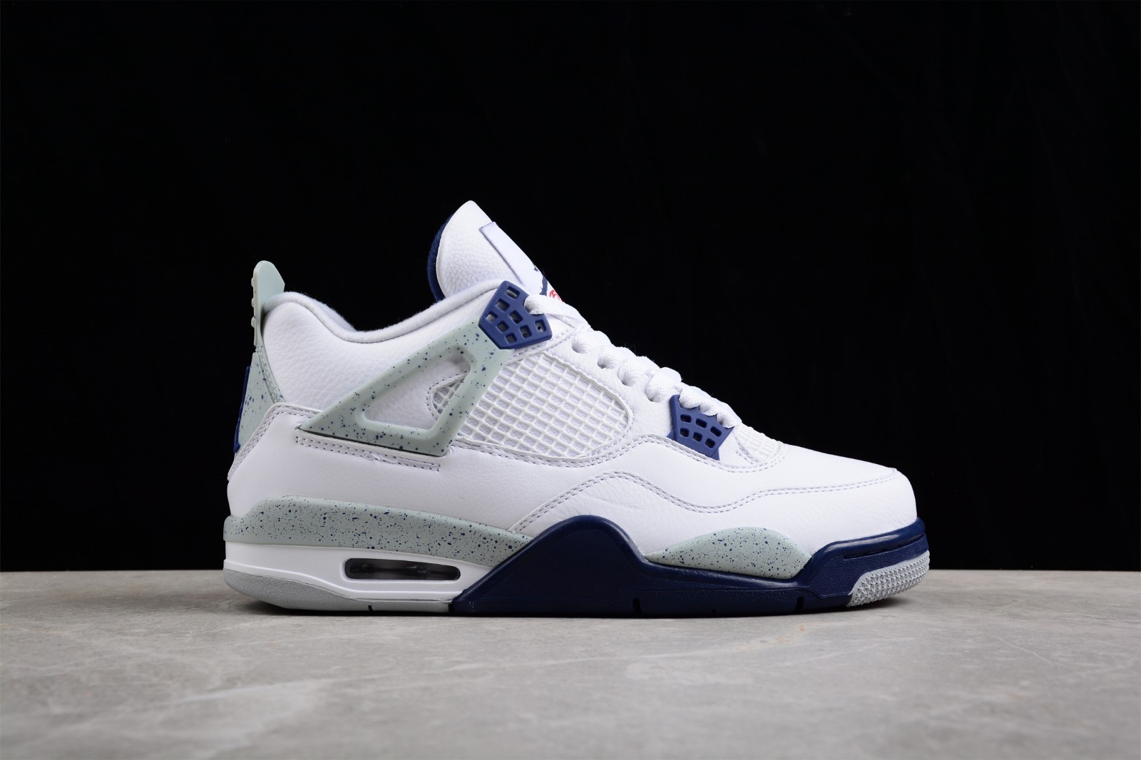 US Size 7-12 Jordan 4 “Midnight Navy” Mid Top Men’s Retro Basketball Shoes