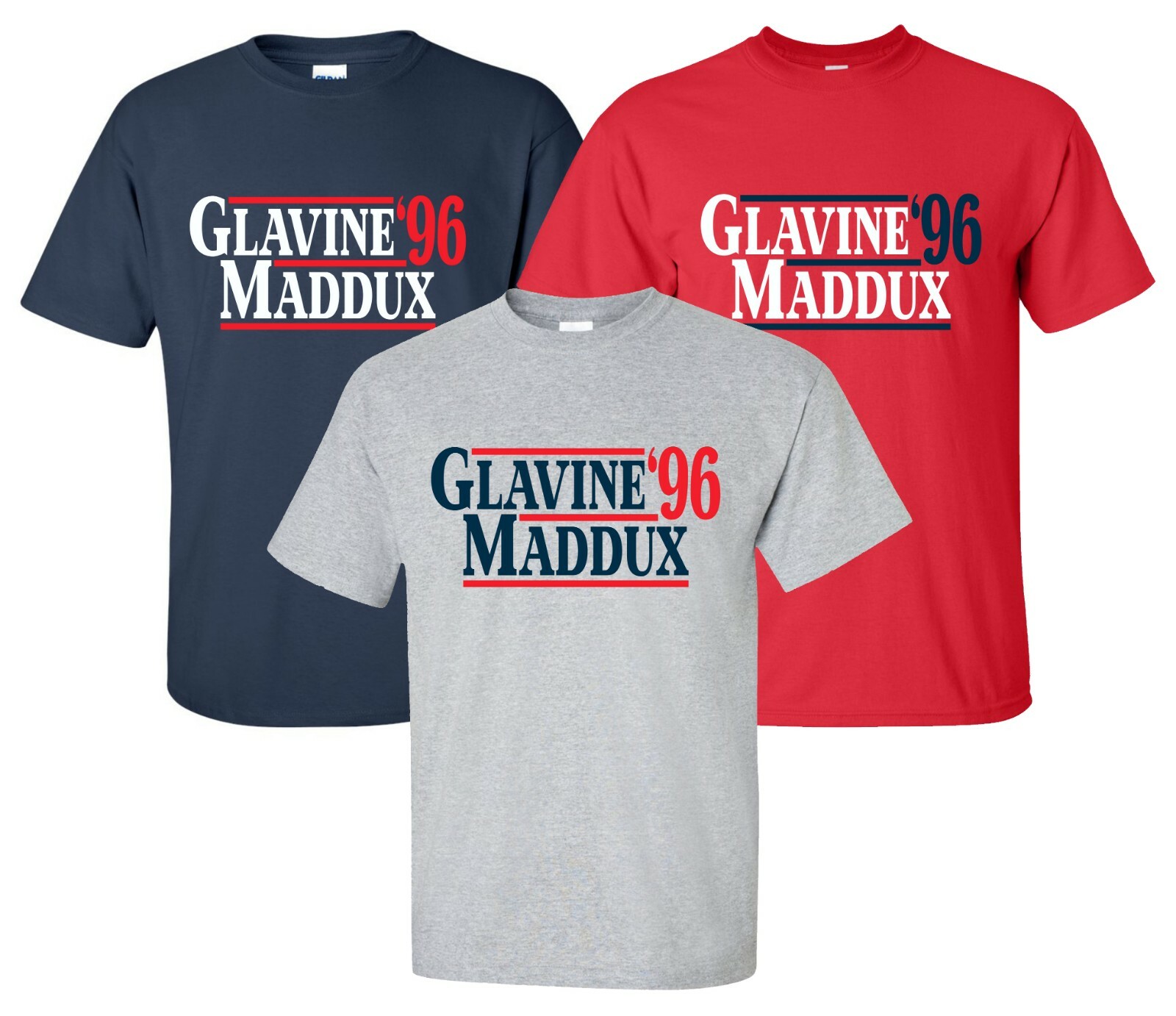 Glavine Maddux ’96 T-Shirt Sizes S-4XL president election custom sports fan gift