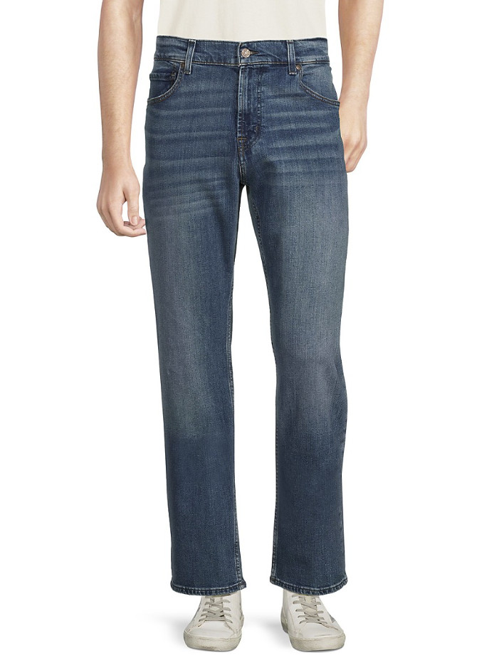 7 for All Mankind Men’s High Rise Straight Leg Jeans, Style# 7D12C922-SDC, SZ 36