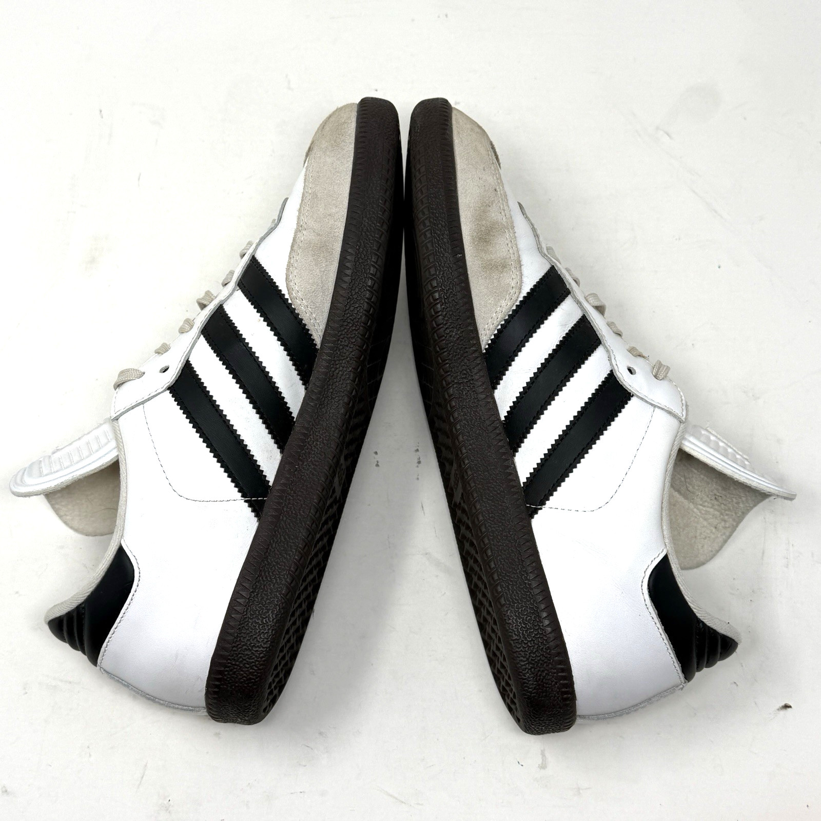 Adidas Mens Samba Classic 772109 White Casual Shoes Sneakers Size 9