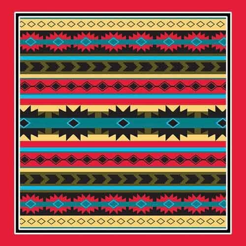 Carolina Creative Bandanna (Modern Aztec) Novelty 22″ x 22″ Hav-A-Hank