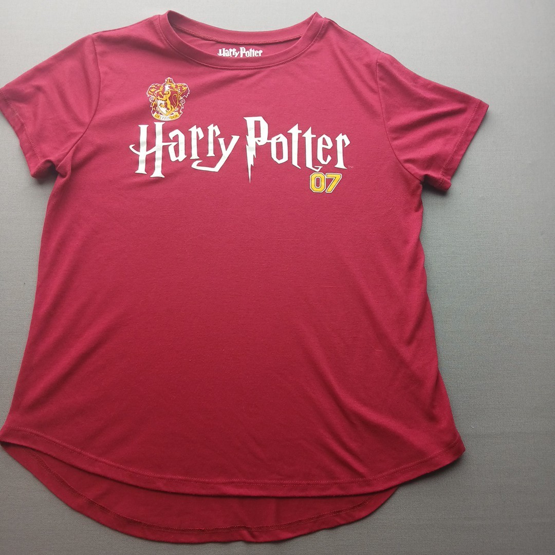 Harry Potter Gryffindor Tee Shirt Quidditch Size Large