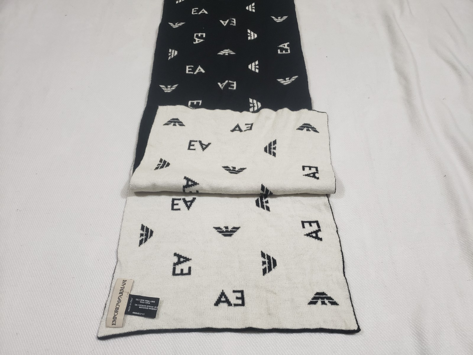 EMPORIO ARMANI RN#103723 Muffler Scarf Wool