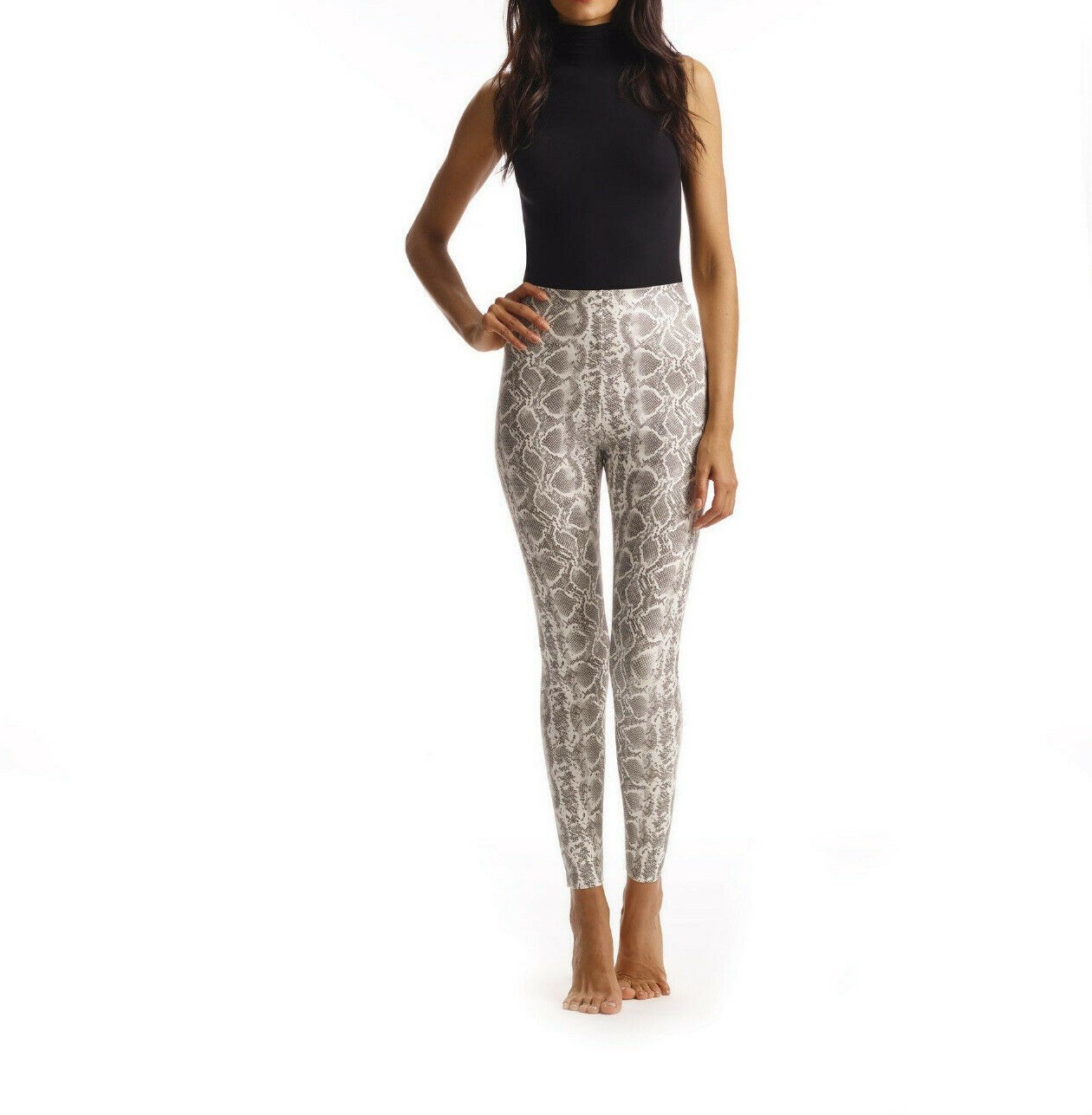 Commando Faux Leather Animal Print Legging – SLG50 (MSRP $128.00)