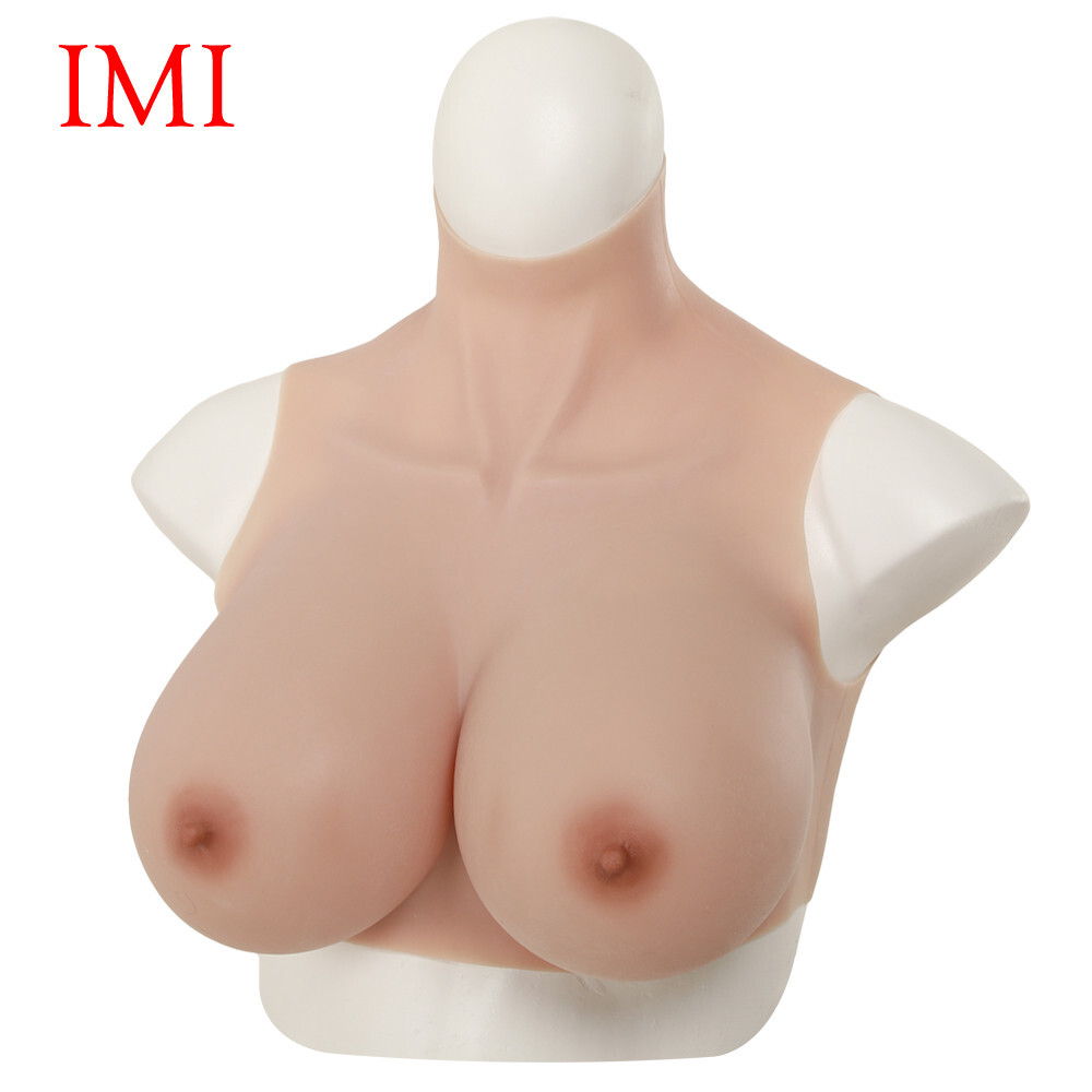 Crossdresser Breast Forms Silicone Breast plates B-H Cup Drag Queen Fake Boobs