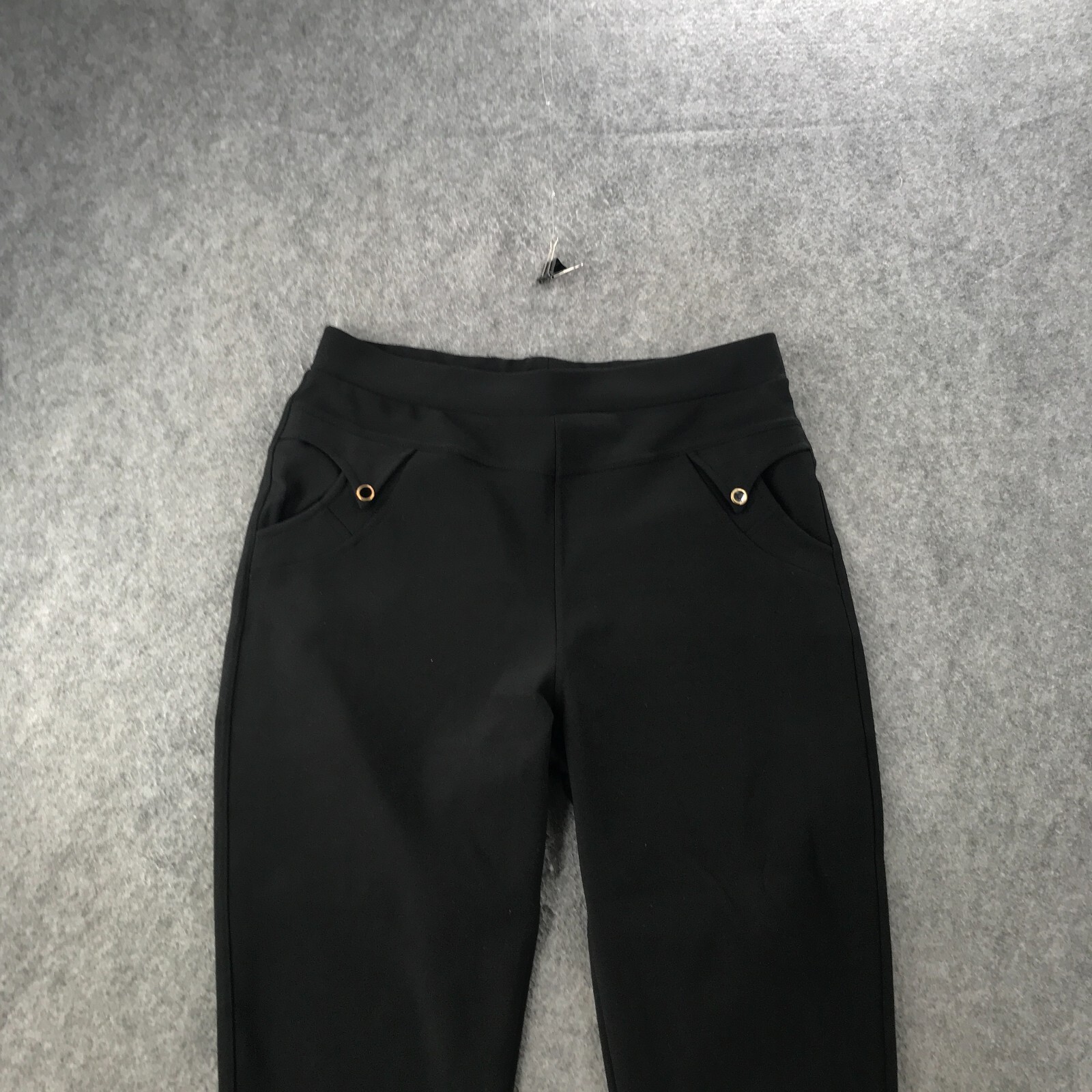Unbranded Black Legging Skinny Curvy High-Rise Pockets Fitted Slimming Plus Size