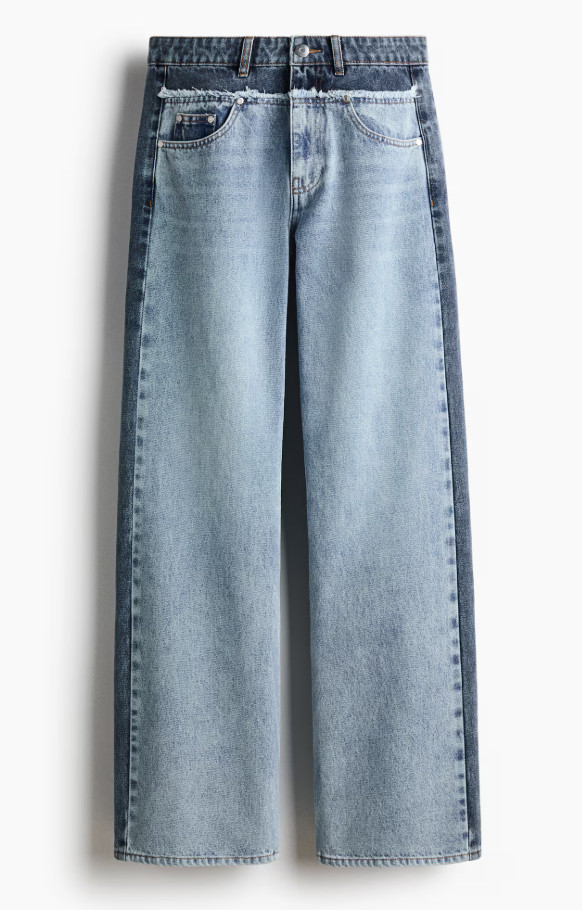 Stella McCartney H&M Two Tone Jeans LOWEST PRICE ANYWHERE US 10 NWT 3 DAY ONLY