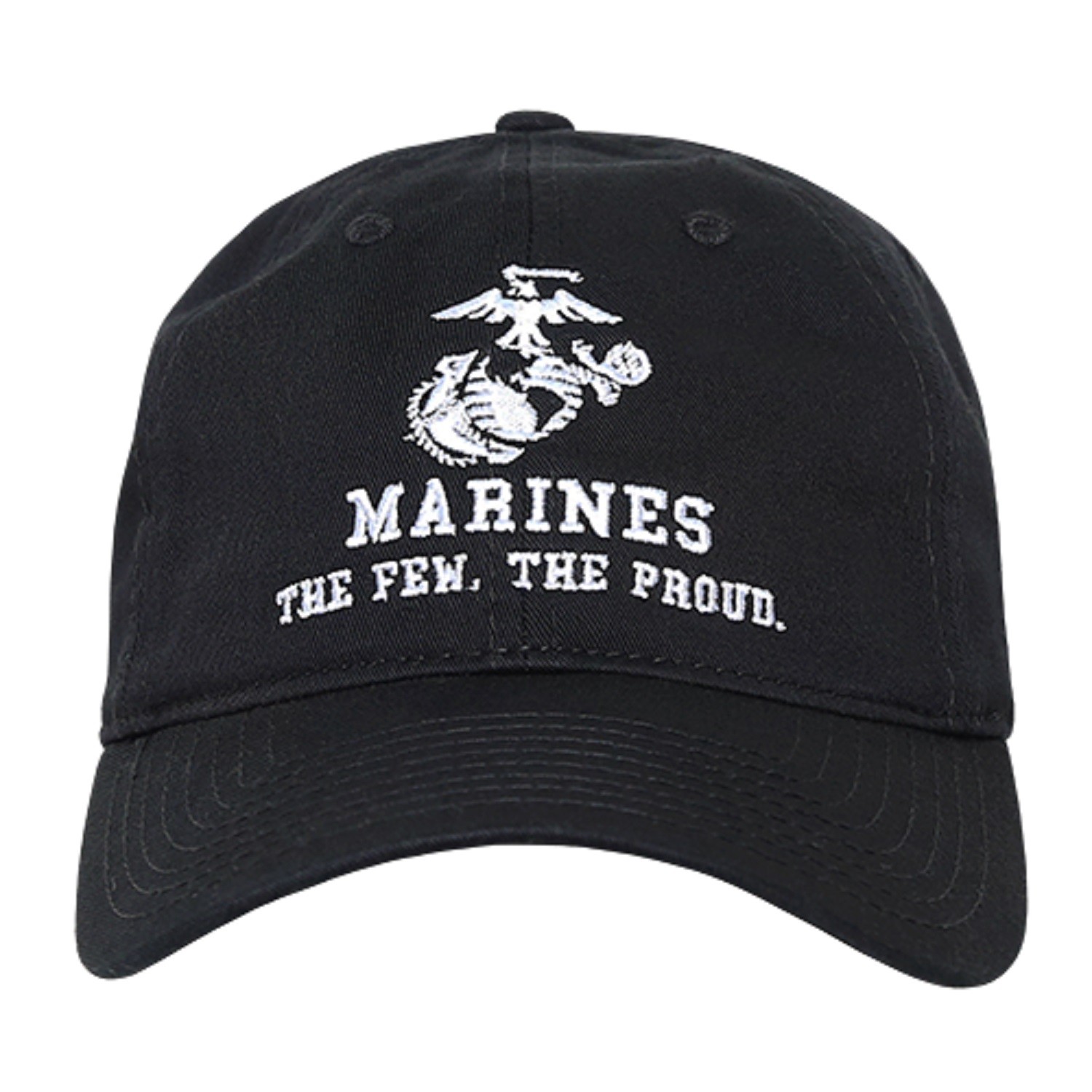 Black United States US Marine Corp USMC Polo Cotton Baseball Marines Cap Hat