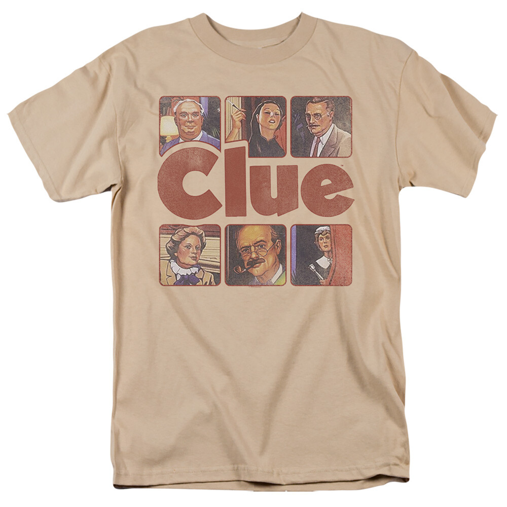 CLUE 1986 Licensed Adult Men’s Graphic Tee Shirt SM-3XL