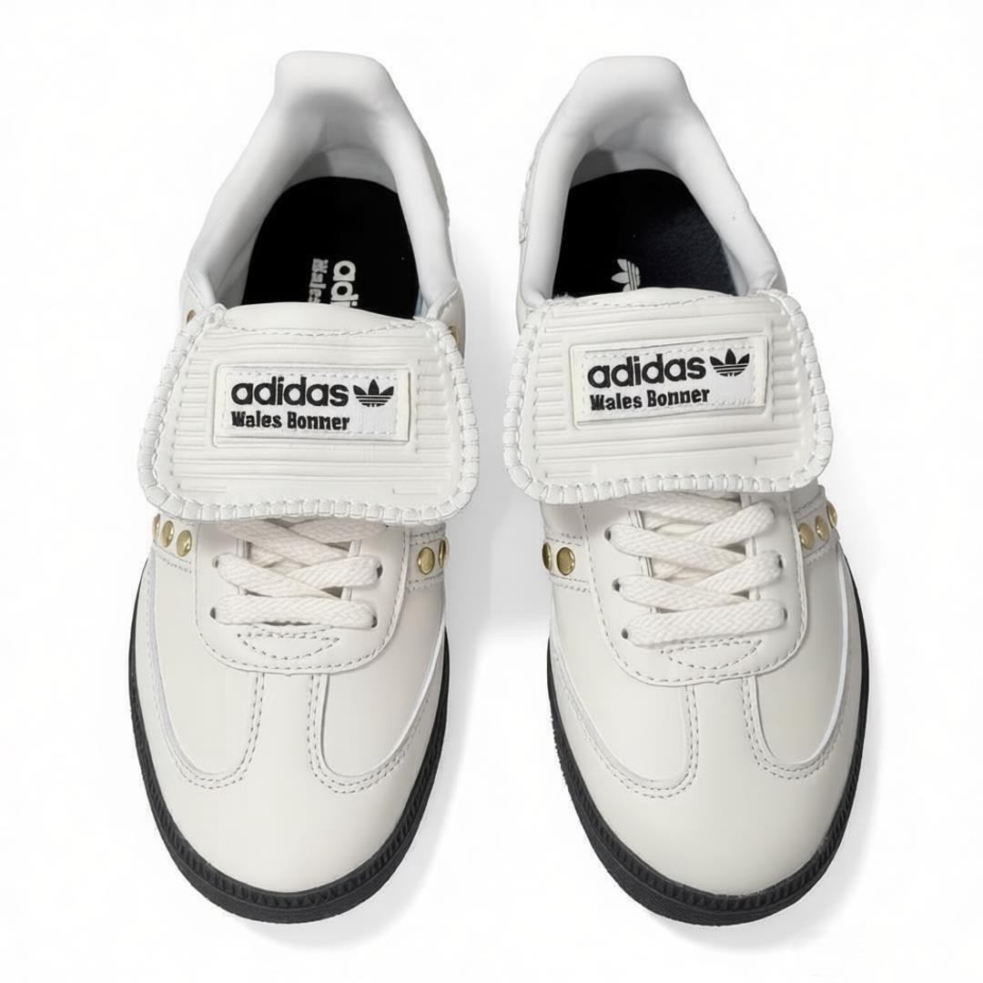 Wales Bonner × adidas Samba Studded Cream White IG 4304 New With Box