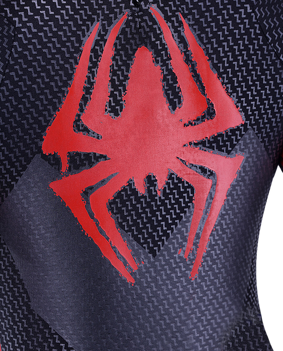 NEW Upgraded Miles Morales Spiderman Jumpsuit Armor Costume Cosplay COS
