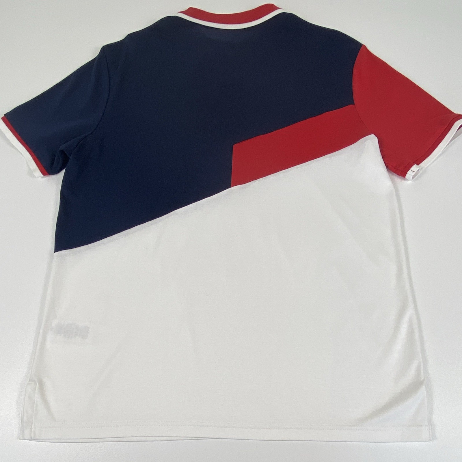 Polo Ralph Lauren Classic Fit Men’s M Navy Red White Colorblock Cotton Polo