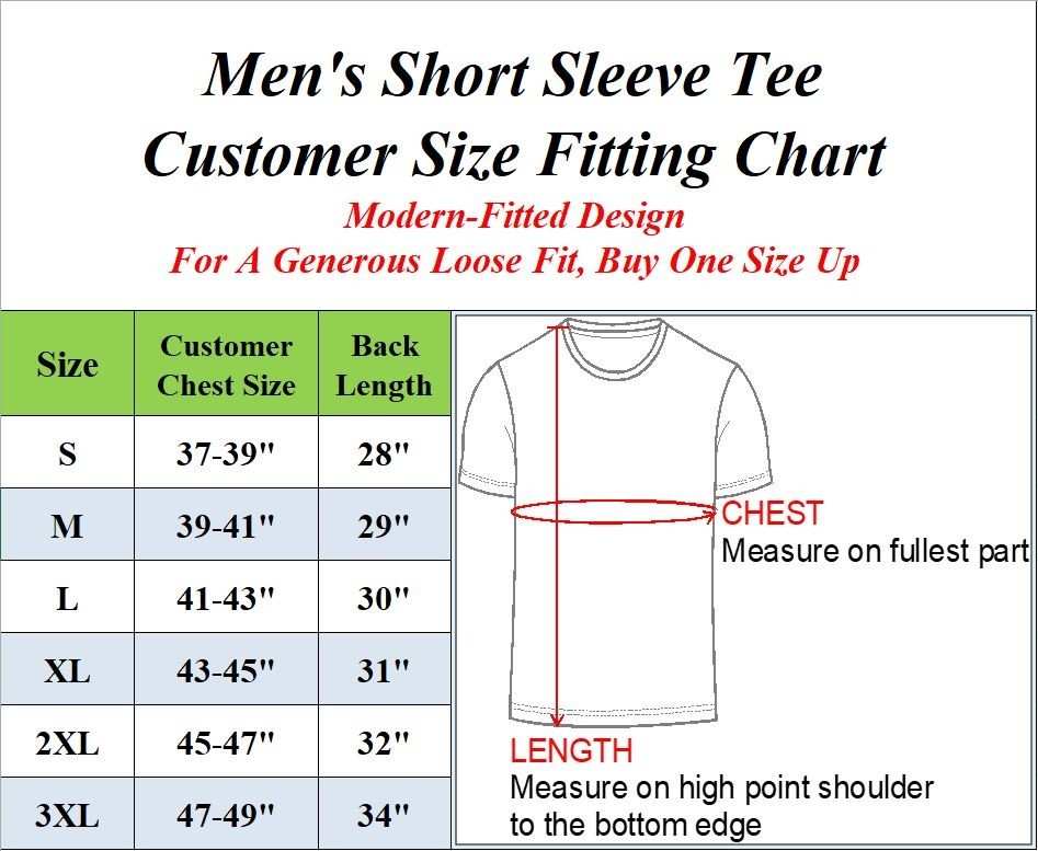 Men’s Crew Neck Casual T-Shirts | Cotton Blend Tees S-3XL | Free Shipping