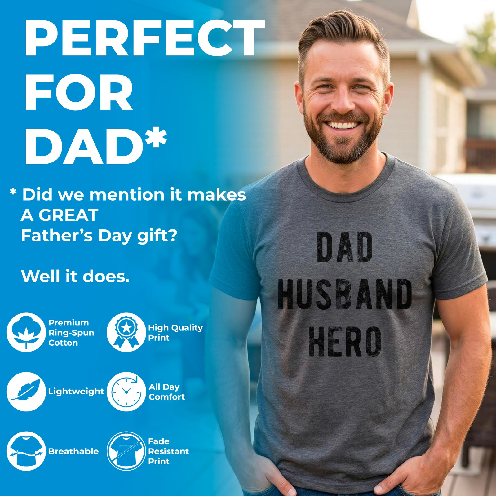 Mens Funny T Shirts Just A Dad Who Always Came Back With The Milk Sarcastic