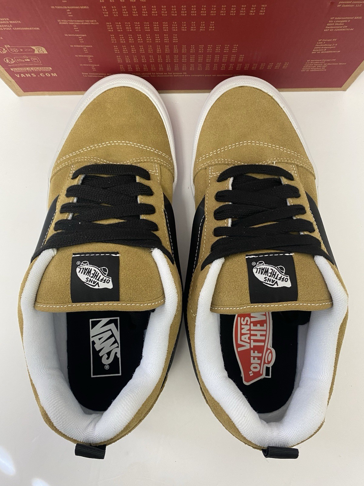 Vans M 11 Knu Skool Suede Antelope Beige Skate Shoes New In Box!!