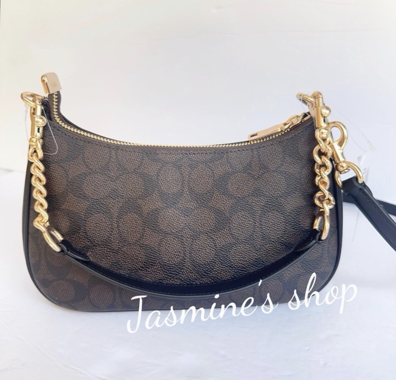 NWT Coach Teri Shoulder Bag In Signature Canvas cv933