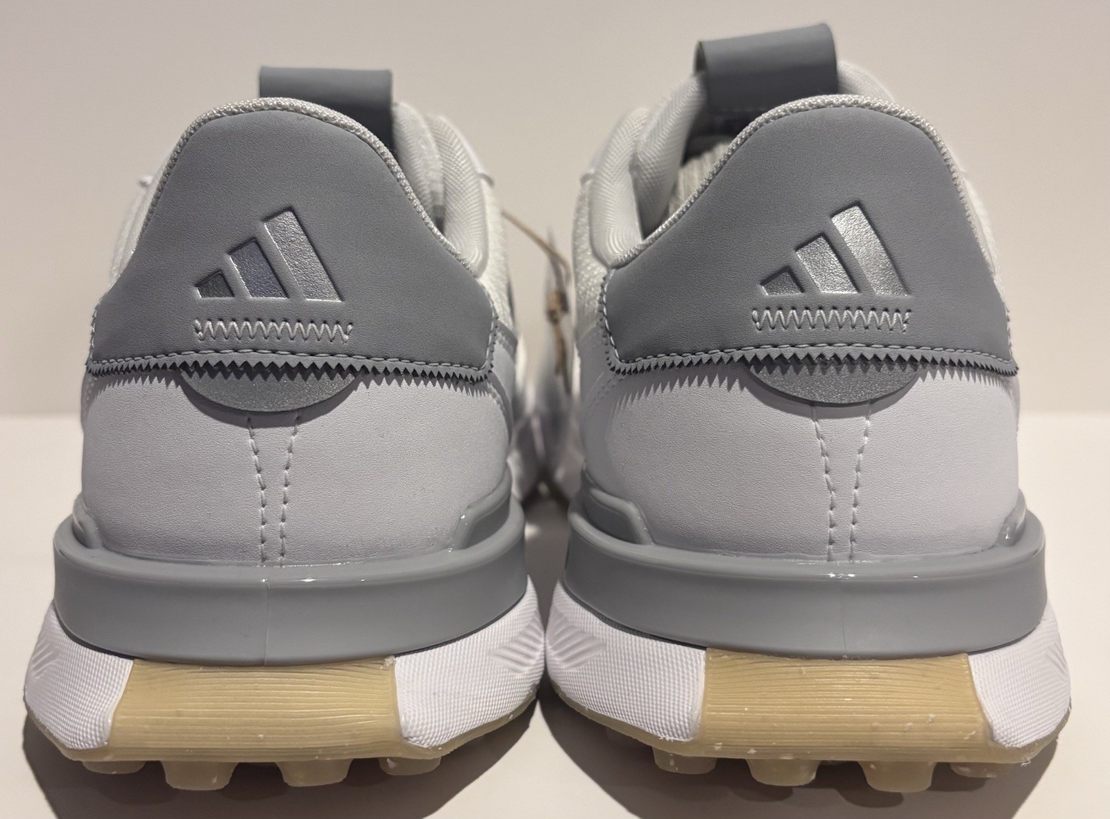 Adidas S2G 24 Spikeless Golf Shoes Cloud White Halo Silver Gum IH8520 Size 10