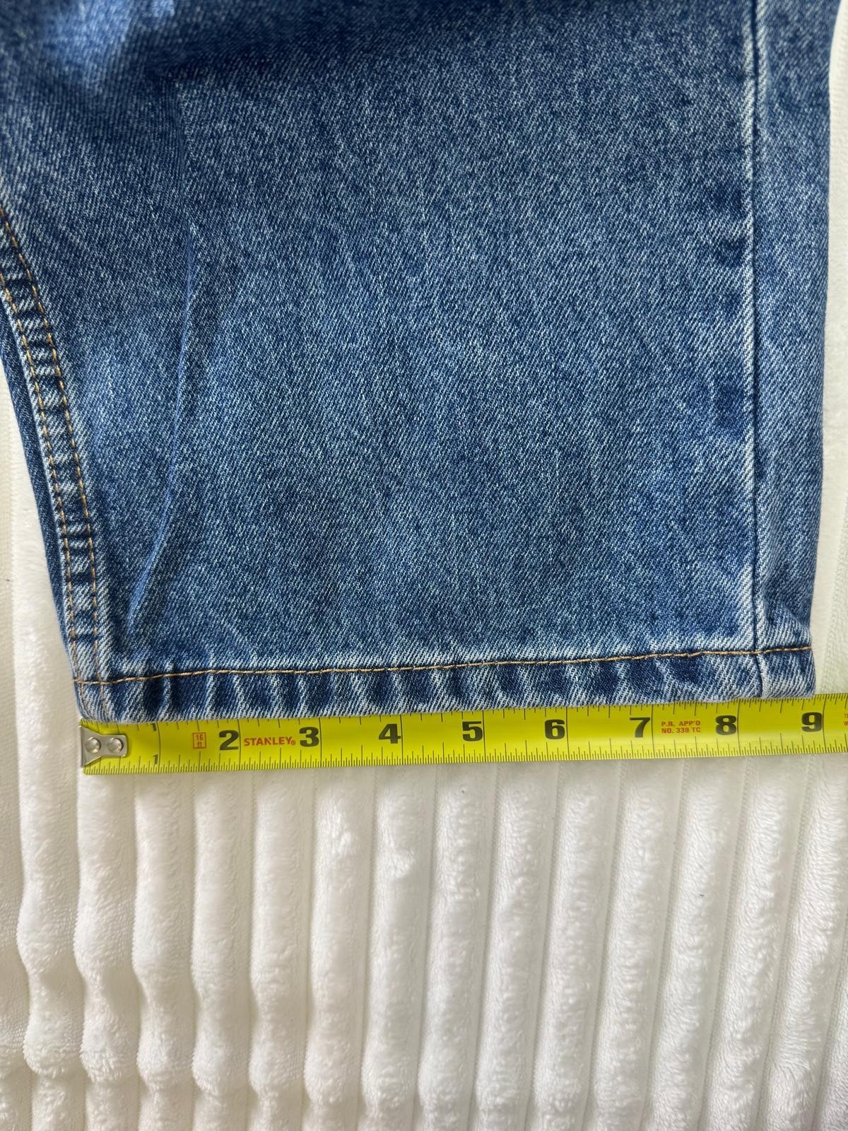 Levis 505 Jeans Mens 40×30 Blue Regular Straight Medium Wash Zip Fly