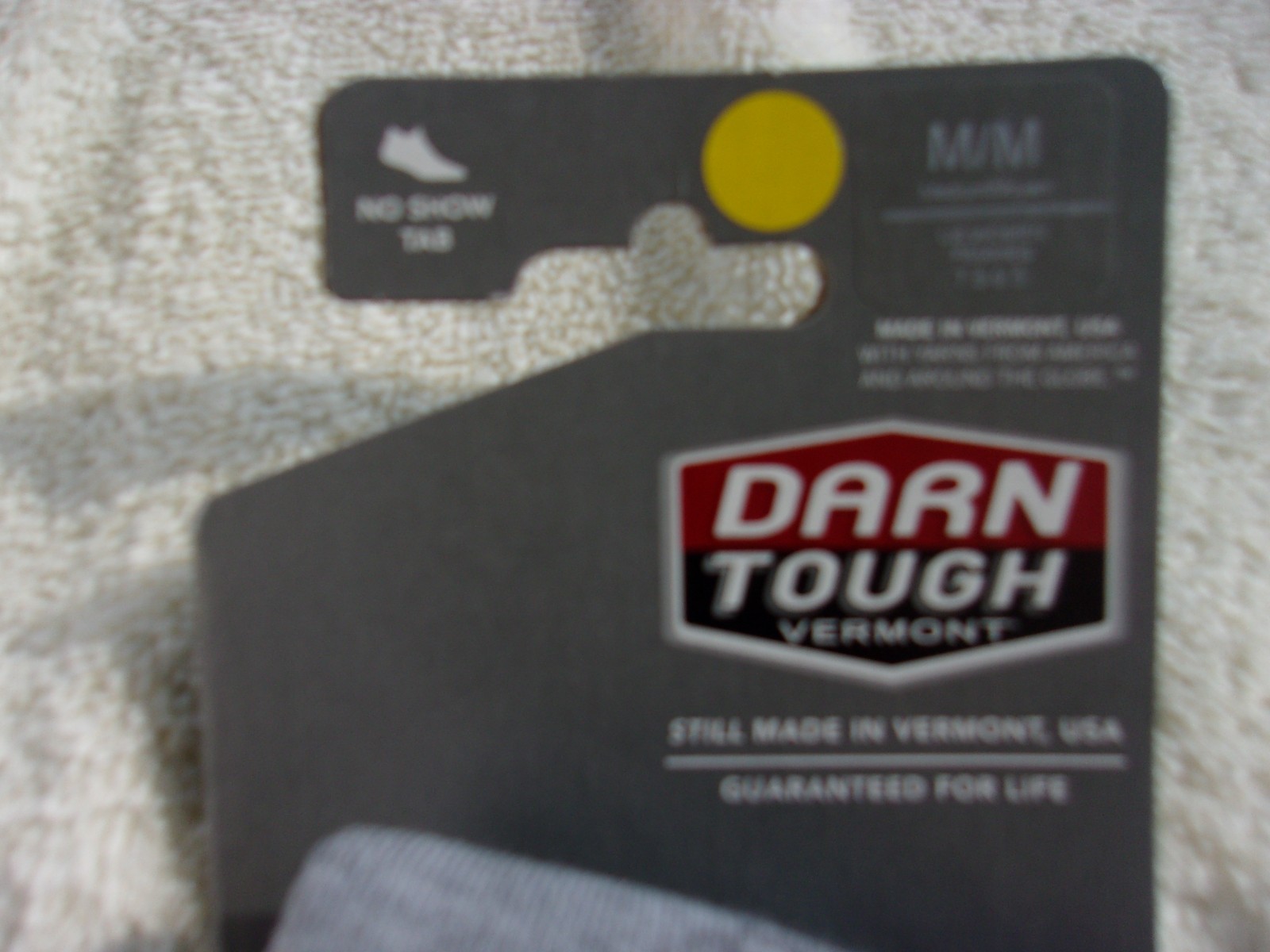 NWT Darn Tough socks, women’s M (7.5-9.5), gray & pink, No show tab, wool blend