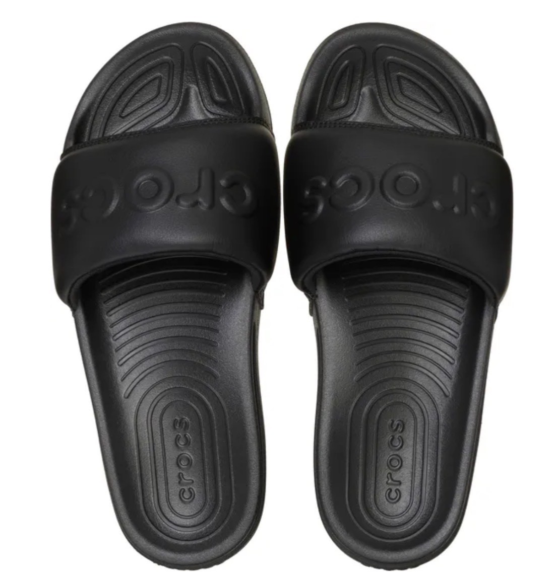 Crocs Slip on Slide Unisex Men 8 / Women 10 – Black( 210088-001)