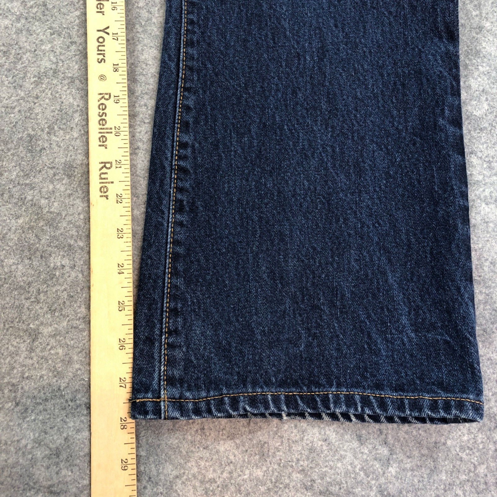 Levis 517 Mens Jeans 34×29 (fits 34×28) Bootcut Blue Dark Wash Mid Rise Denim