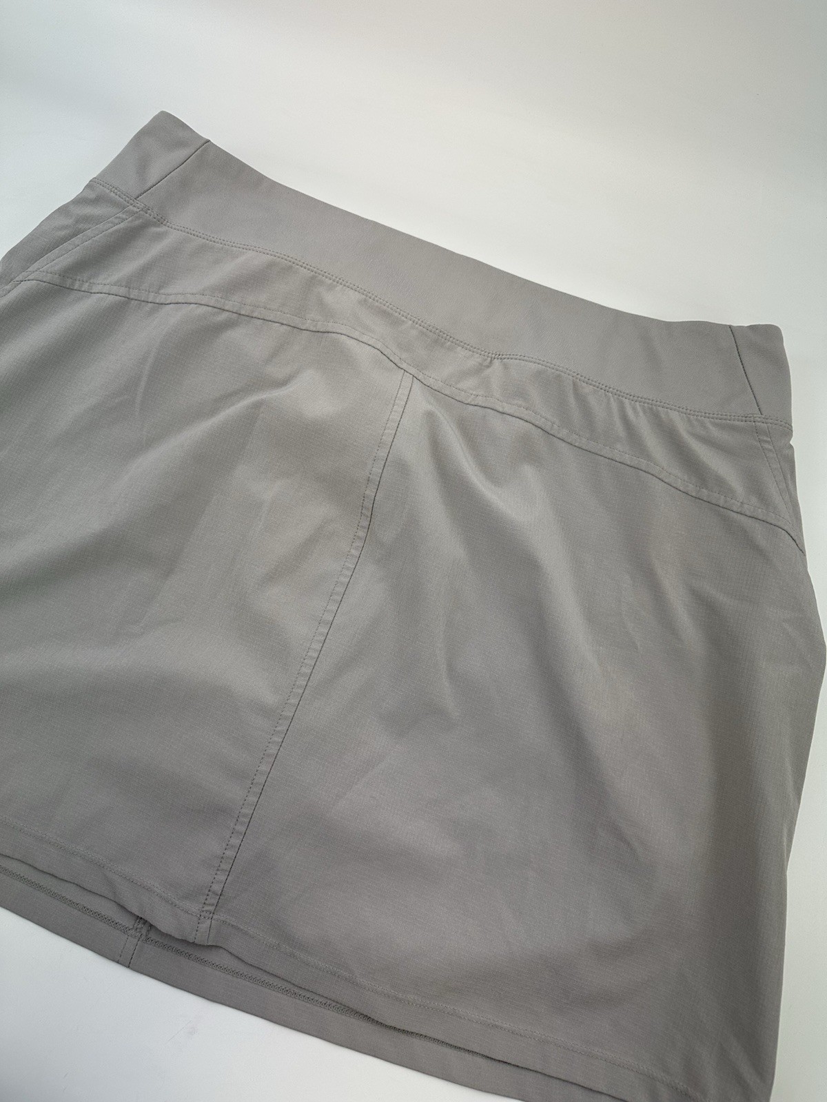 Orvis Skort Skirt Gray Active Casual Sporty Travel Comfort Pockets Easy Women XL