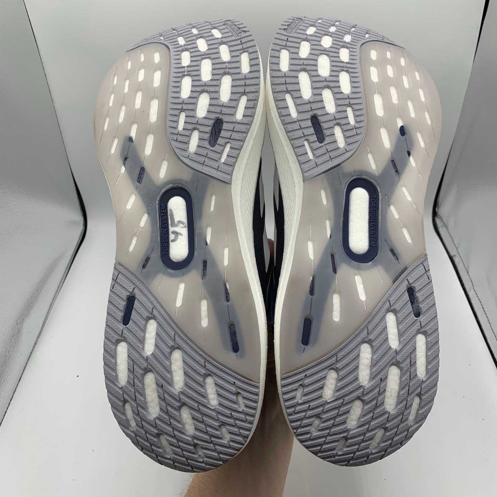 Adidas Ultraboost 5X Shoes Mens Size 15 Dark Blue Halo Silver Sneakers