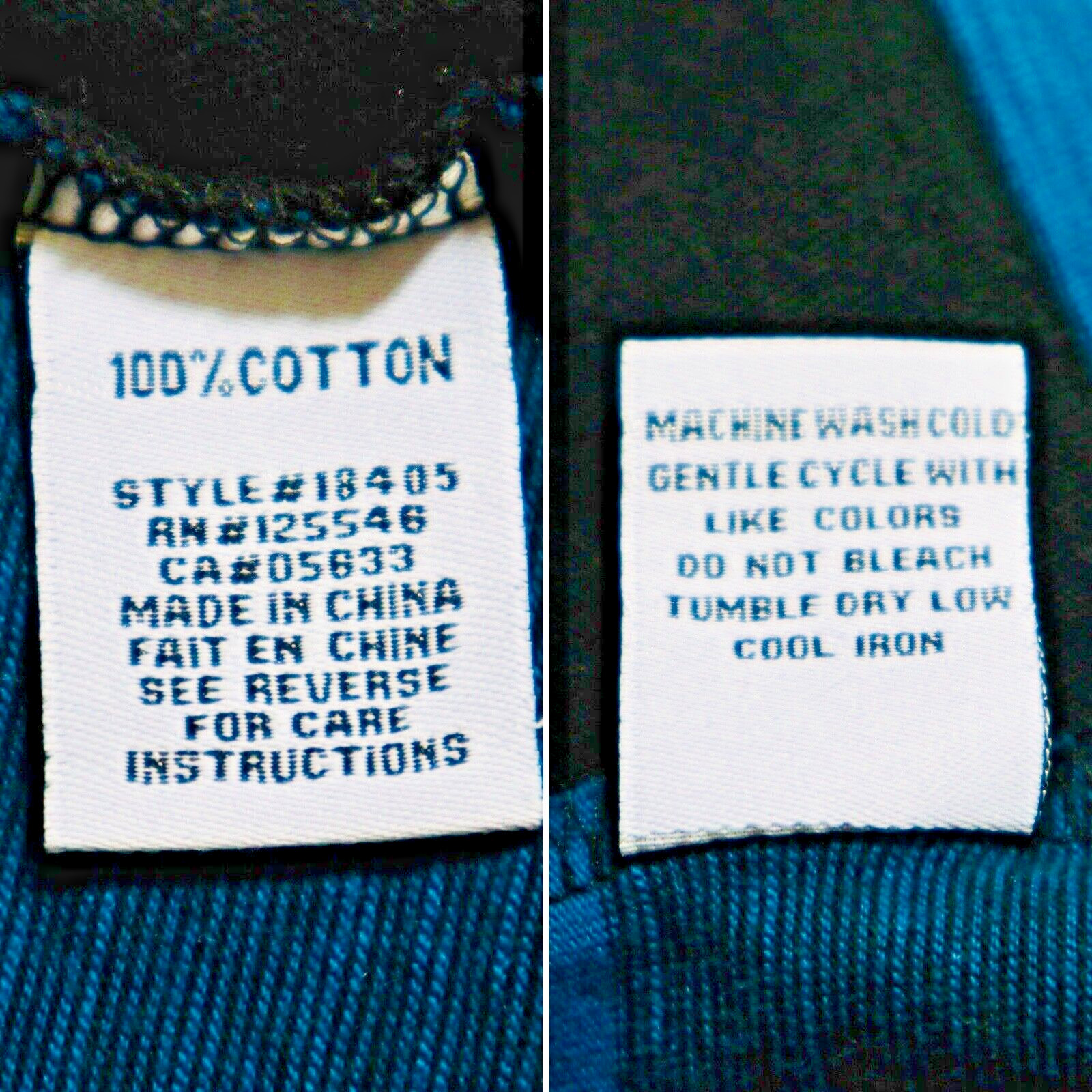 Habitat Size M Stripe Asymmetrical Hem Tee Jersey Blue Black