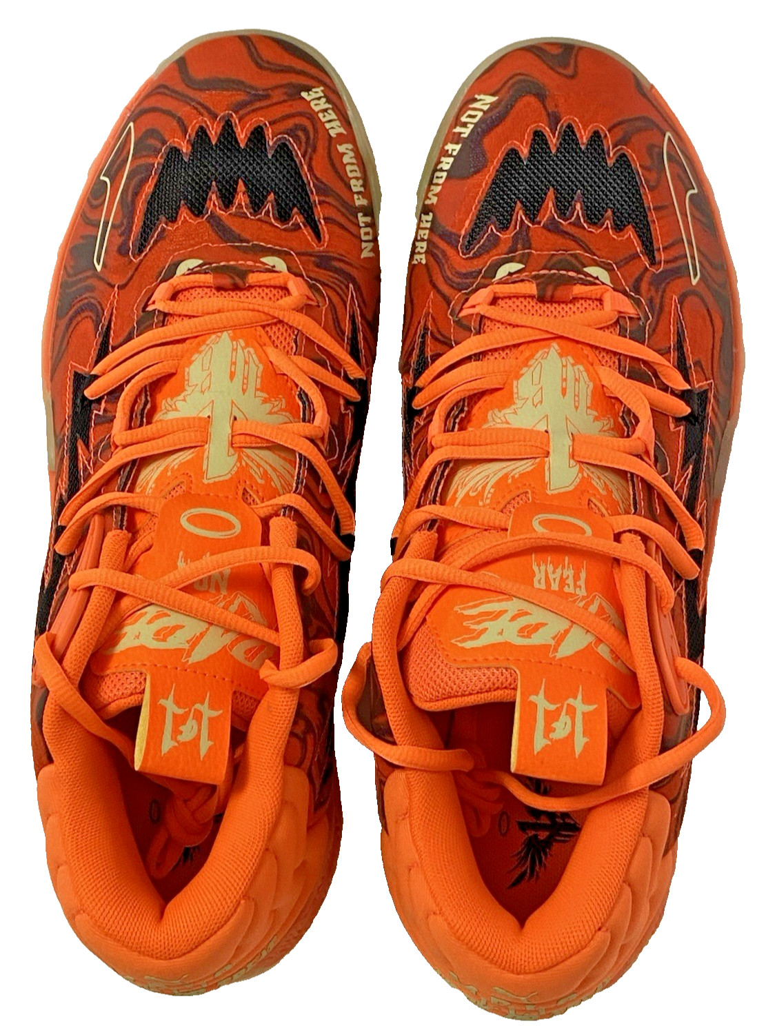 Puma x LaMelo Ball MB.03 “Halloween” – Fluro Orange-Black – 311176-01 – Men’s 12